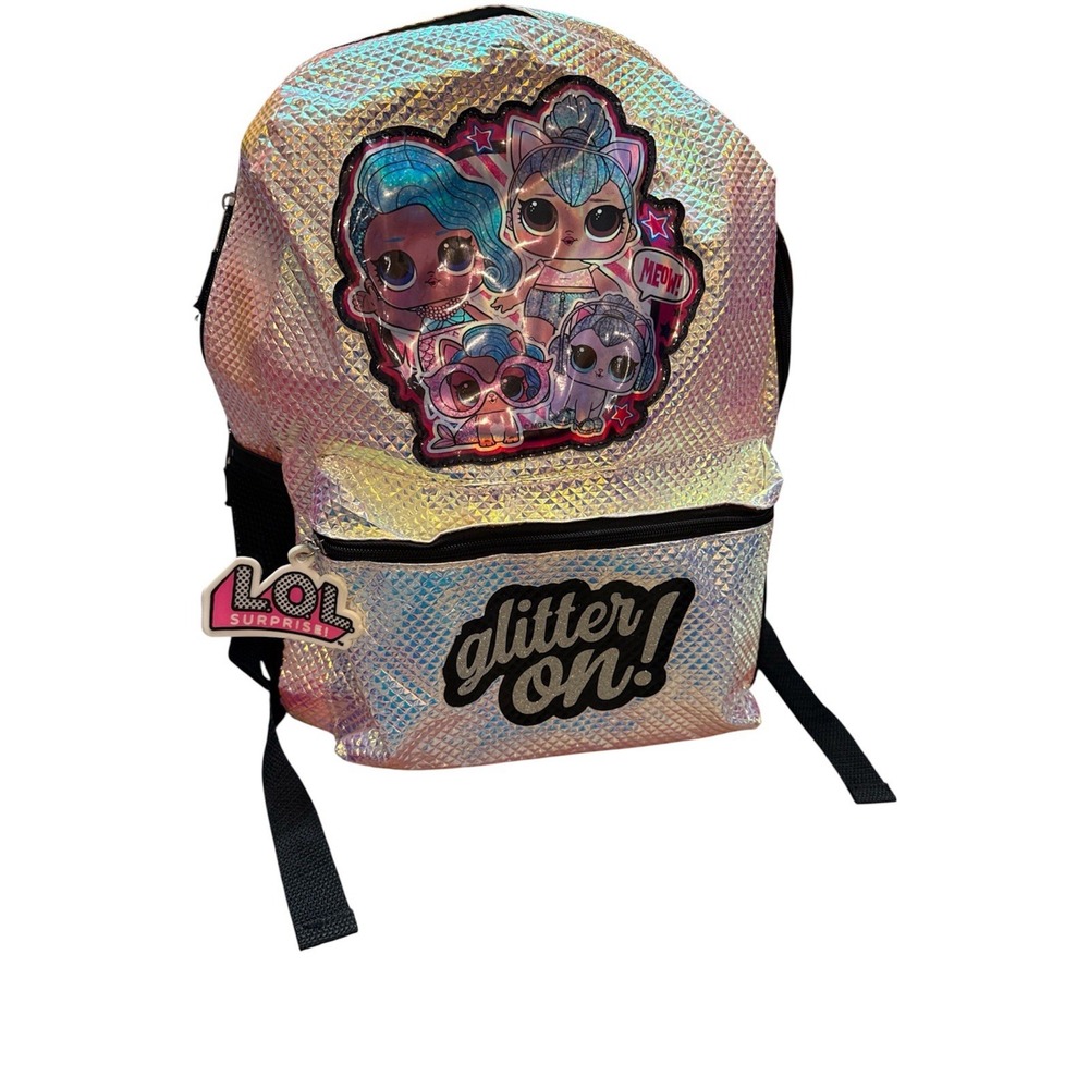LOL Surprise! Glitter On! Kids Backpack 18 in.